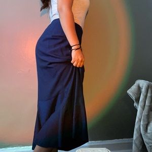 Blue skirt